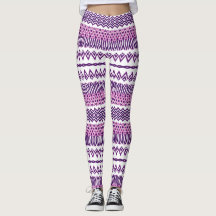 Horizontal printed leggings