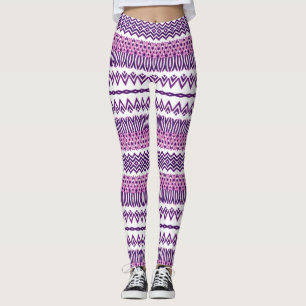 Horizontal printed leggings