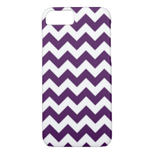 Horizontal Purple and White Zigzag Case-Mate iPhone Case