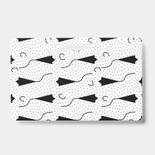 Horizontal, Quill Grey Badge