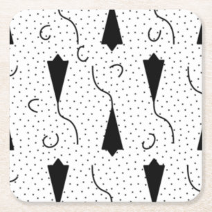 Horizontal, Quill Grey Paper Coaster