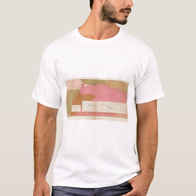 Horizontal Section of the Comstock Lode South T-Shirt (Front)