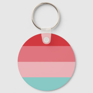 Horizontal Striped Keychain