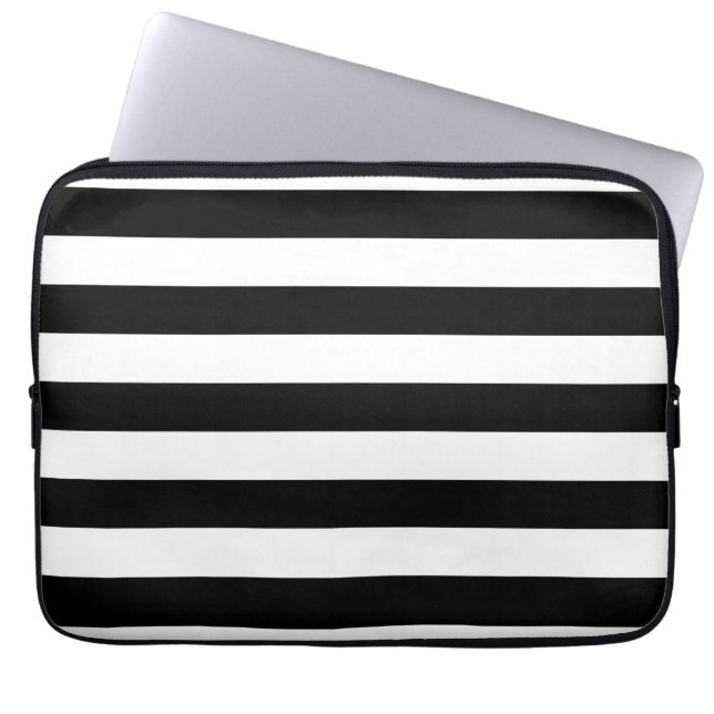 Horizontal Stripes Neoprene Laptop Sleeve 13 inch (Front)