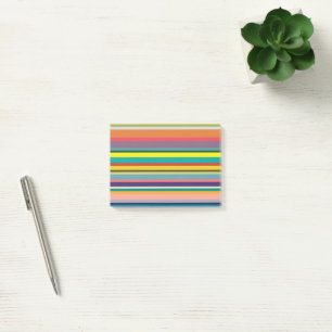 Horizontal Stripes Post-it Notes