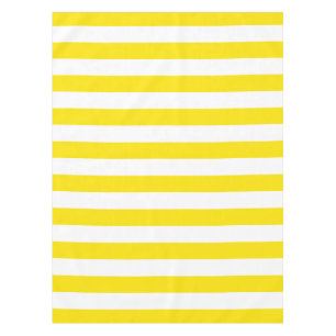 Horizontal Yellow Stripes Tablecloth