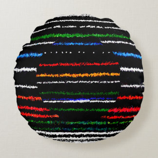 Horizontalis 4 round pillow