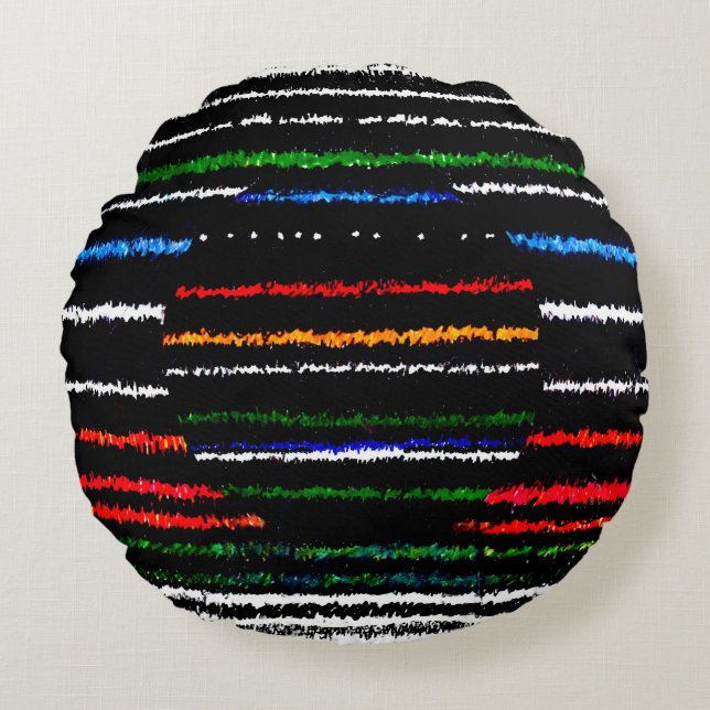 Horizontalis 4 round pillow (Front)