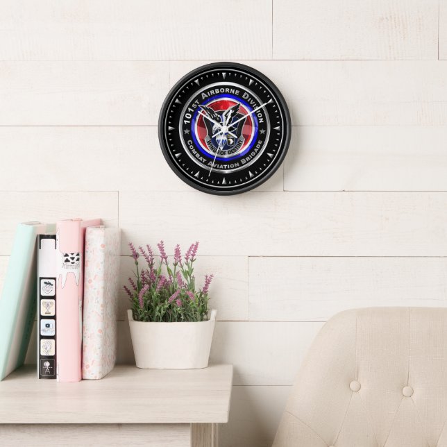 Horloge 101e brigade aérienne de la division aéroportée (Salle de lecture)