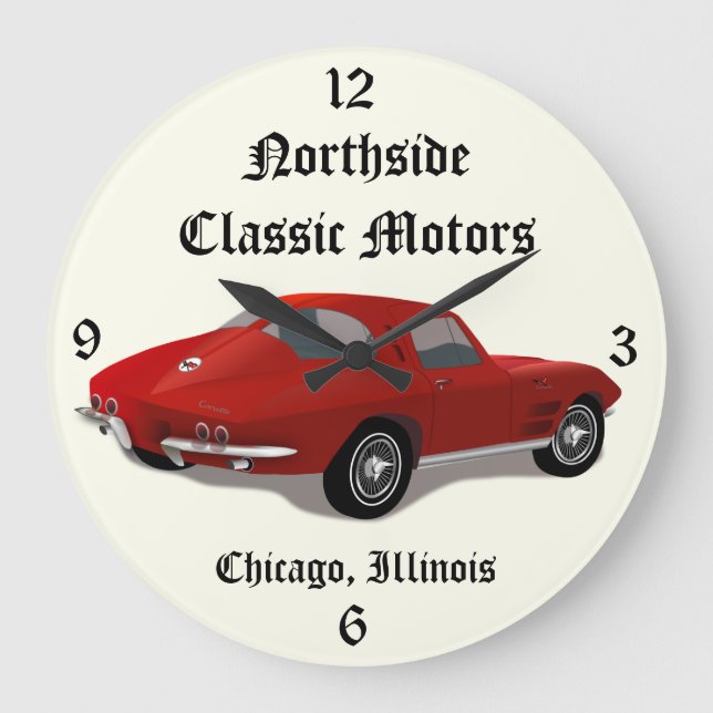 Horloge 1963 fendue de fenêtre de pastenague de (Recto)
