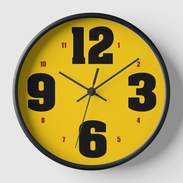 Horloge 1 grand nombre (Recto)