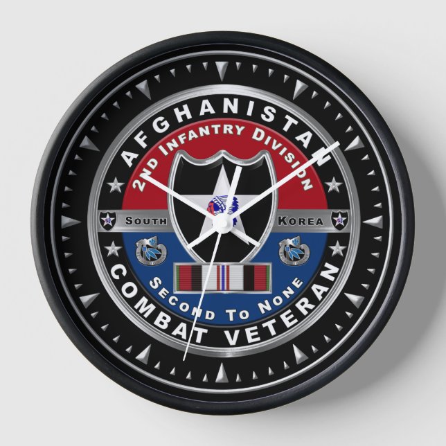 Horloge 2e division d'infanterie Afghanistan Vétérinaire (Recto)