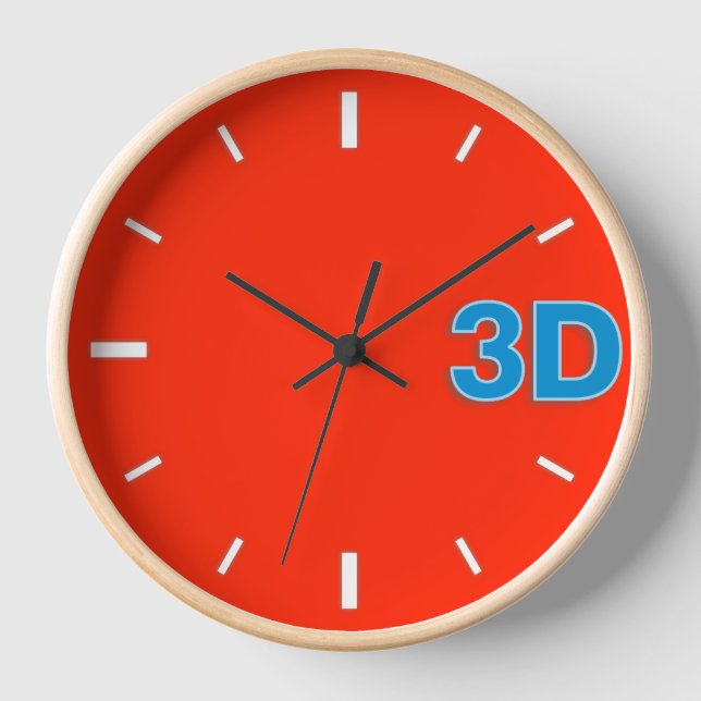 Horloge 3D 2. (Recto)