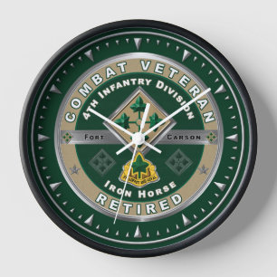 Horloge 4e division d'infanterie Ancien combattant à la re