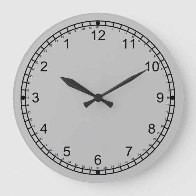 horloge à cadran inverse (Recto)