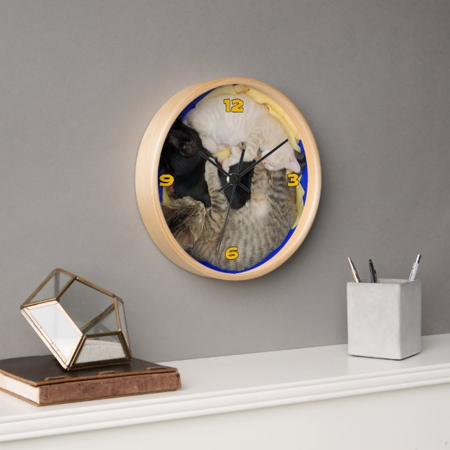 Horloge à chatte (Bureau)