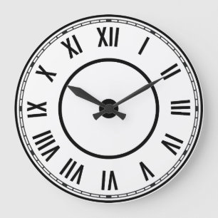 Horloge à chiffres romains vintage