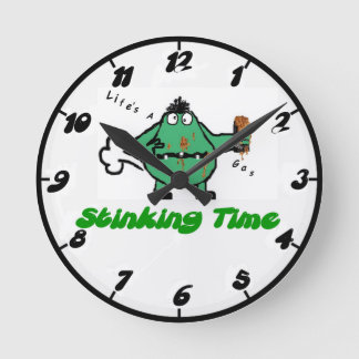 Horloge à poteaux humoristique