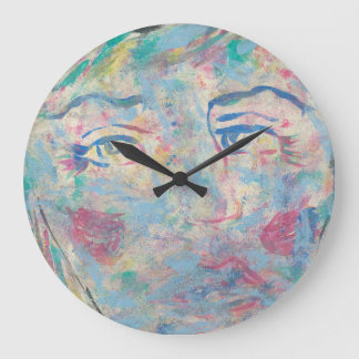 Horloge Abstraite colorée "fantaisie"