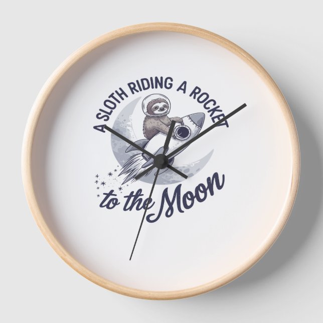 Horloge Adorable Parcours d'astronaute (Recto)