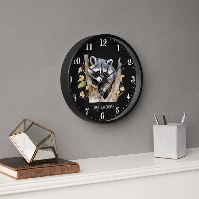 Horloge adorable ratons ratons animaux amoureux ajouter du (Bureau)