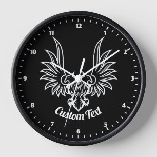 Horloge Aigle à deux têtes cadenas