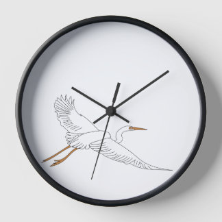 Horloge Aiguille blanche en vol.