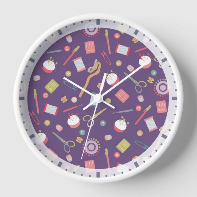 Horloge Aimer Accessoires de couture violet (Recto)