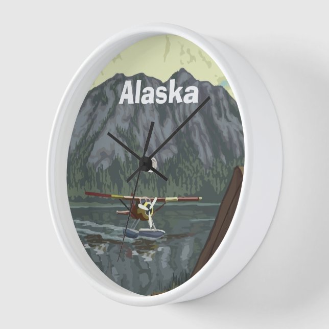 Horloge Alaska Bush Plane Souvenirs (Angle)