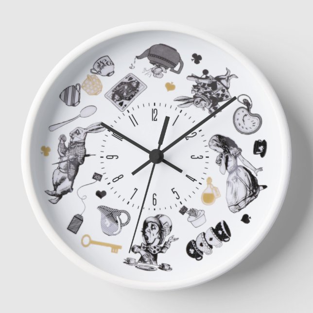 Horloge Alice au pays des merveilles (Recto)