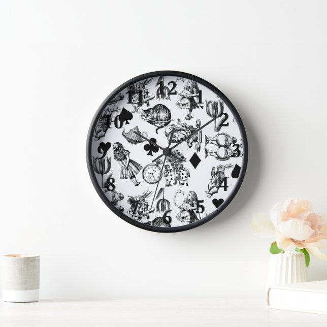 Horloge Alice White Rabbit Wonderland Classic (Maison)