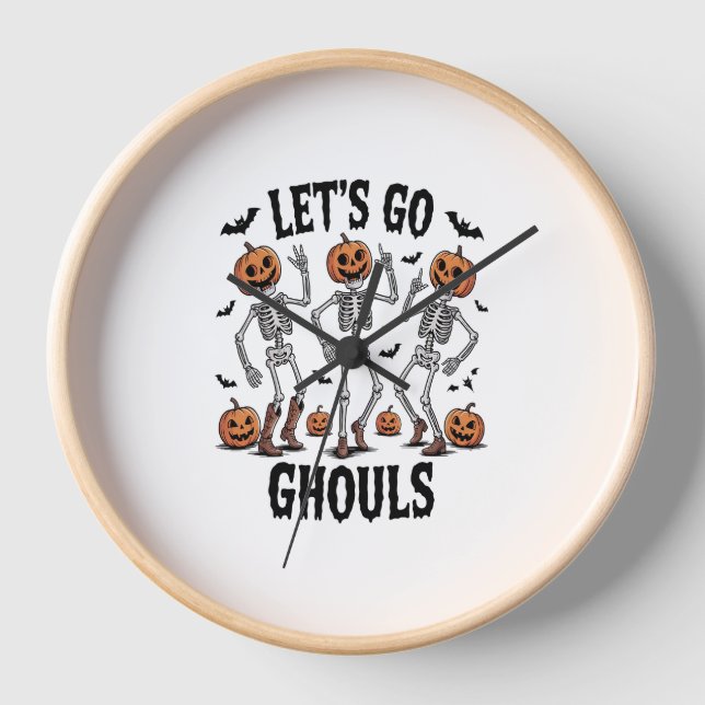 Horloge Allons dans les Gouls, Éffrayants amusants (Recto)
