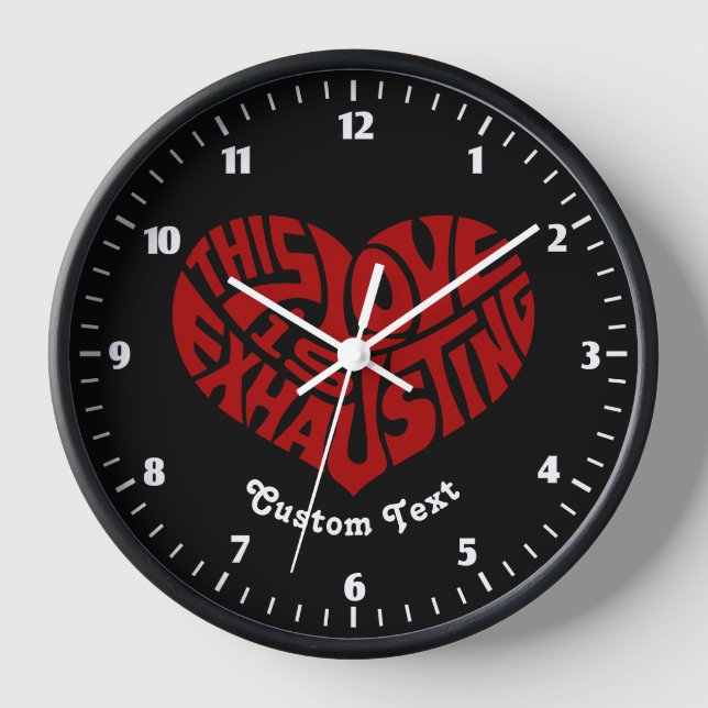 Horloge Amour épuisant (Recto)