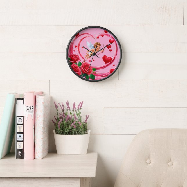 Horloge Amour & Romance – Numéro spécial de la Saint-Valen (Salle de lecture)
