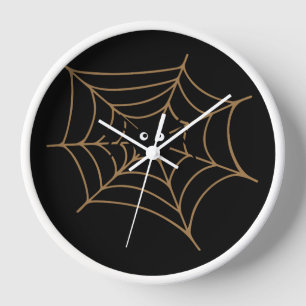 Horloge Amusant Araignée Noire sur l'horloge murale des en