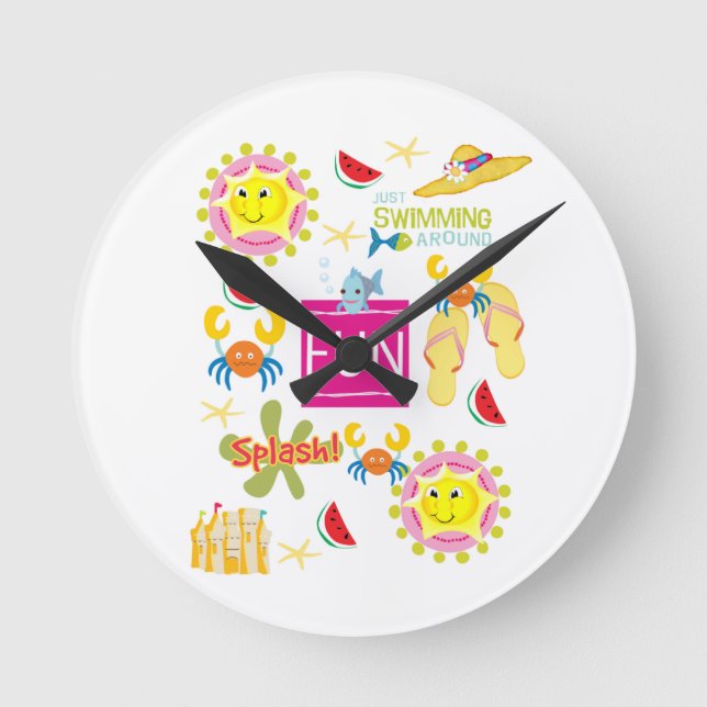 Horloge Amusante Beach House (Recto)