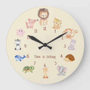 Horloge animale