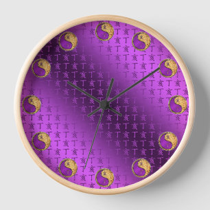 Horloge Année du Sanglier de Feu