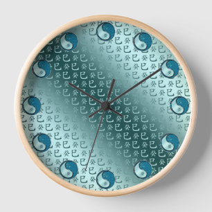 Horloge Année du Serpent d'Eau