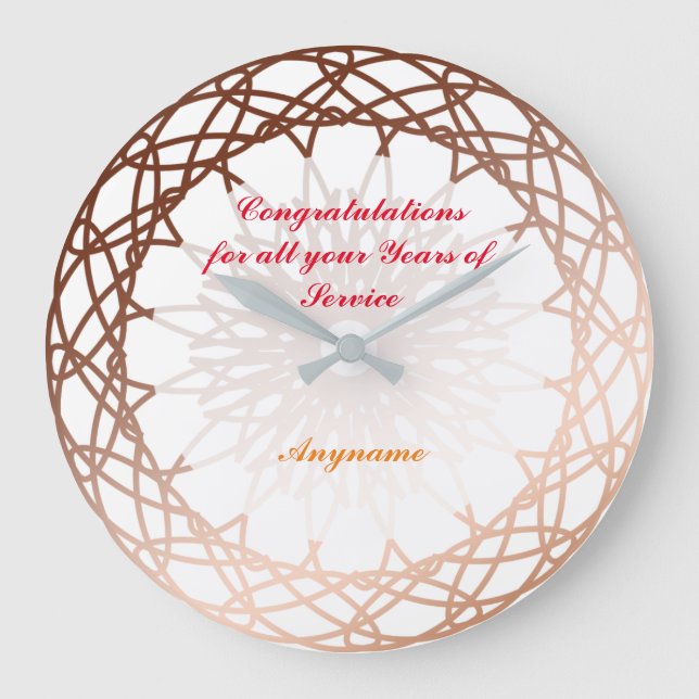 Horloge anniversaire (personnalisée) (Recto)