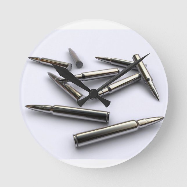 Horloge argentée de balle (Recto)