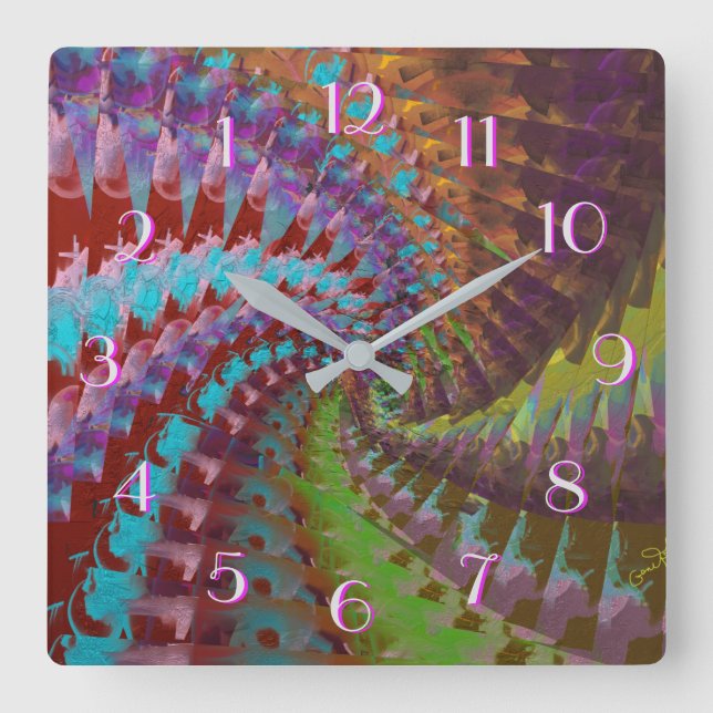 Horloge arrière du vent de rotation (Recto)