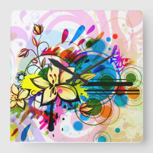 Horloge Art 26 Abstraite