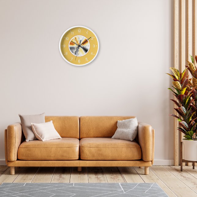 Horloge Art Abstrait Fractal Gradient (Créateur téléchargé)