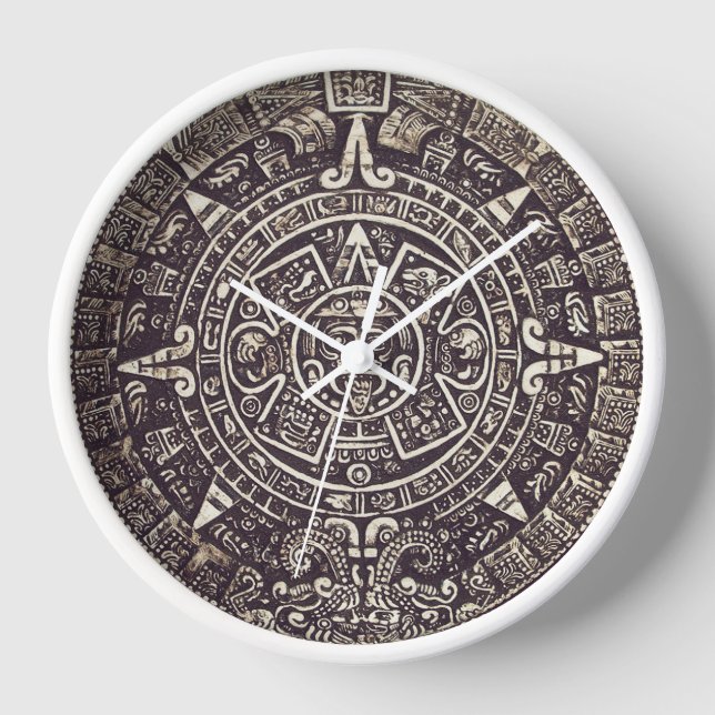 Horloge Art Calendrier Maya (Recto)