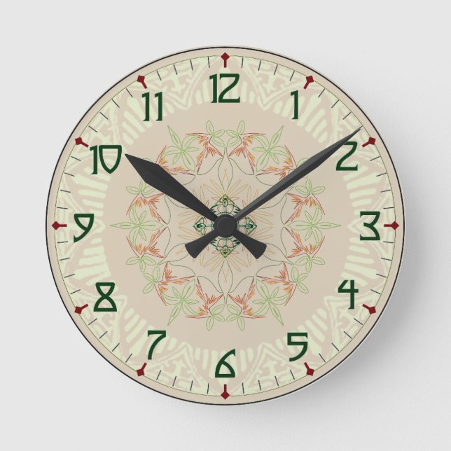 Horloge Art déco subtile (Recto)