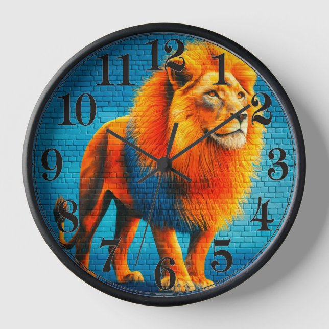 Horloge Art Lion (Recto)