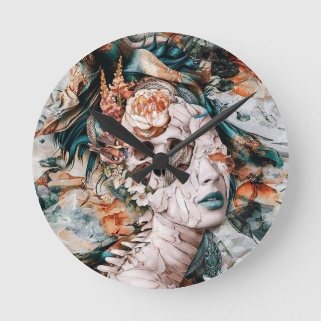 Horloge artistique Abstraite (Recto)