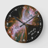 Horloge Astronomie & Nébuleuse du Papillon, Hubble