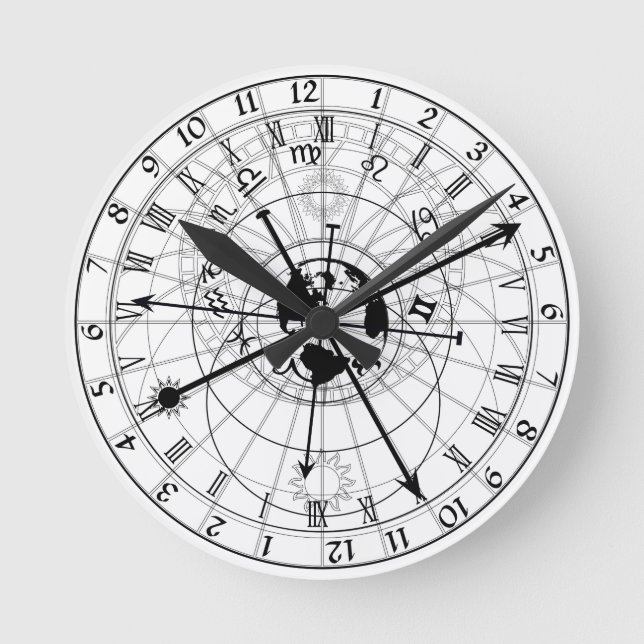 Horloge astronomique (Recto)